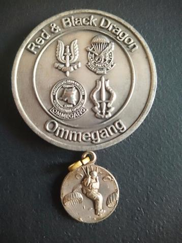 ABL - Para-commando koin en Sint-Michel-medaille  beschikbaar voor biedingen