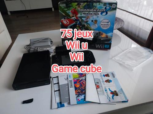 Nintendo wii u avec 75 jeux wiiu et gamecube, Consoles de jeu & Jeux vidéo, Consoles de jeu | Nintendo Wii U, Comme neuf