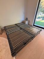 2 elektrische lattenbodems met matrassen - 180 x 200 cm, Huis en Inrichting, Slaapkamer | Matrassen en Bedbodems, Ophalen, Zo goed als nieuw