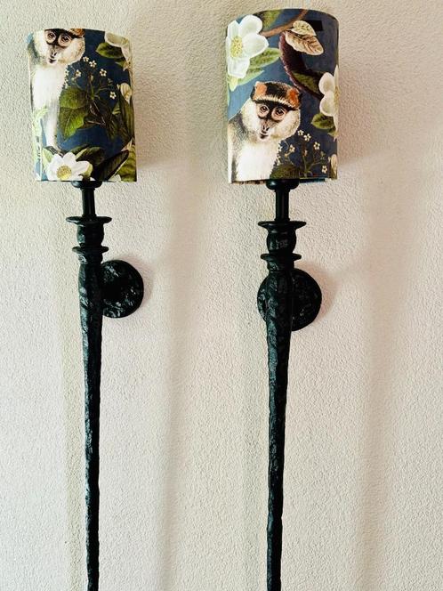 Pieter Adam Melting Paris Porta Romana wandlampen 2 stuks, Antiek en Kunst, Kunst | Designobjecten, Ophalen