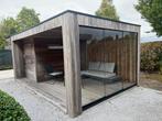 Tuinhuis met oversekt terras expo model, Tuin en Terras, Ophalen, Zo goed als nieuw, Tuinhuis