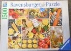 ravensburger puzzel 1500 stukjes tijd voor pasta 10 euro, Comme neuf, Enlèvement ou Envoi