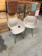 Sièges baquets modernes - lot de 2, Gris, Métal, Comme neuf, Deux