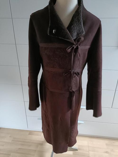 Splendide manteau en faux daim Noa Noa, Kleding | Dames, Jassen | Winter, Zo goed als nieuw, Bruin, Ophalen of Verzenden
