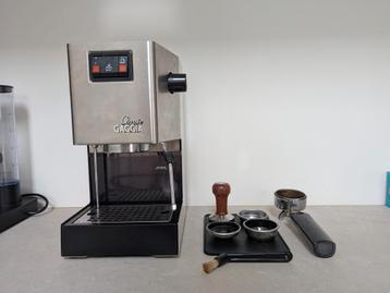 Gaggia Classic (oud model) RVS + Rancilio Silvia stoompijpje beschikbaar voor biedingen