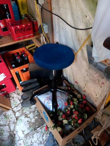 Tabouret de bureau, Enlèvement, Neuf, Bleu, Tabouret de bureau