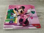 Disney Minnie Mouse houten puzzle (6 stuks) (2013), Kinderen en Baby's, Verzenden, Zo goed als nieuw, Van hout, Minder dan 10 stukjes