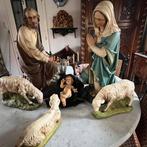 Kerstgroep kerk 65 cm hg jozef maria (antiek)os ezel schpen, Antiek en Kunst, Ophalen