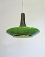 Grote groene opaline suspensie, Peill & Putzler, 1970, Antiek en Kunst, Ophalen of Verzenden