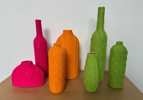 set van 7 vazen, Huis en Inrichting, Woonaccessoires | Vazen, Nieuw, Overige kleuren, Aardewerk of Porselein, Ophalen