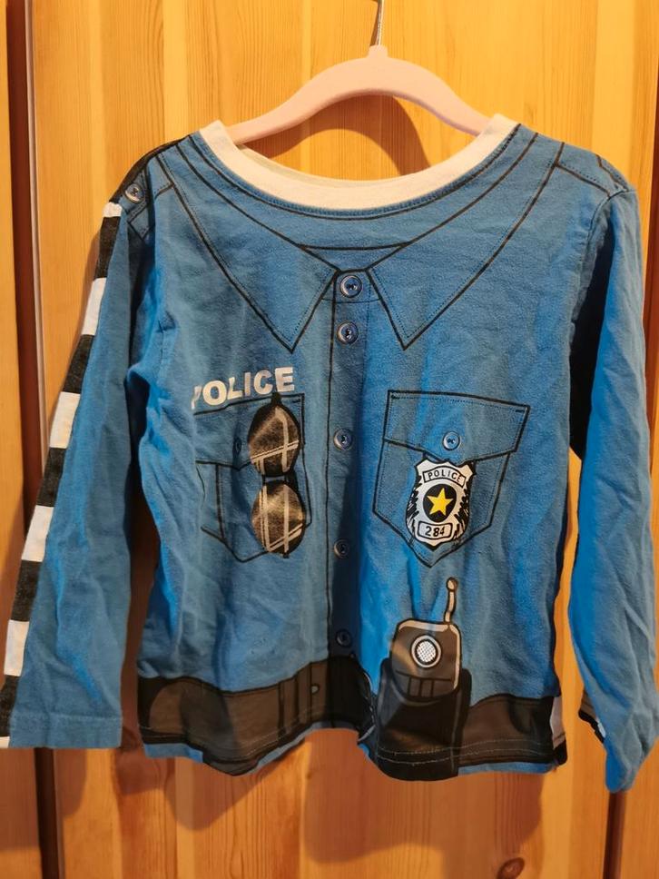 Politie/boef shirt voor kleuter, Kinderen en Baby's, Carnavalskleding en Verkleedspullen, Ophalen