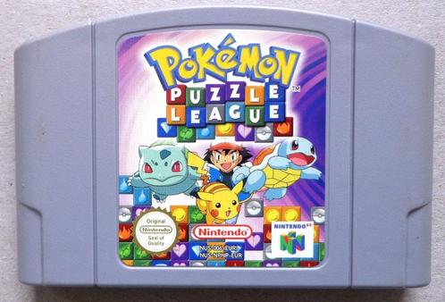 Pokemon Puzzle League voor de Nintendo 64, Consoles de jeu & Jeux vidéo, Jeux | Nintendo 64, Utilisé, Enlèvement ou Envoi