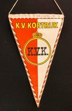 KV Kortrijk KVK Courtrais 1980s unieke vintage vaandel, Enlèvement ou Envoi, Jeu