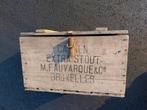 Ancienne cuve à bière 1930 Fauvarque cie Bruxelles, Collections, Marques de bière, Enlèvement ou Envoi