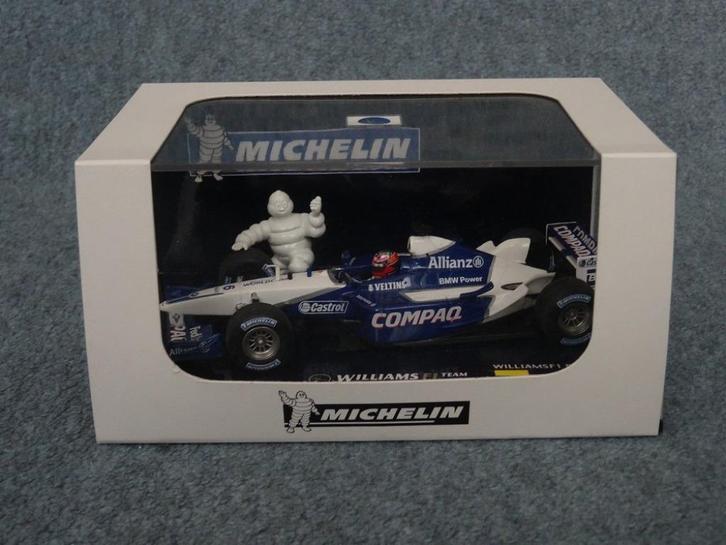 F1 BMW Williams FW24 Montoya zeldzame MICHELIN uitgave OVP, Hobby en Vrije tijd, Modelauto's | 1:43, Gebruikt, Auto, MiniChamps