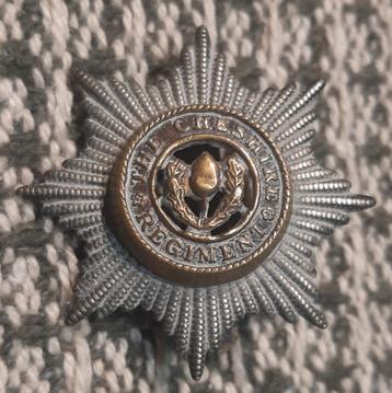 ww2 cap badge cheshire regt  beschikbaar voor biedingen