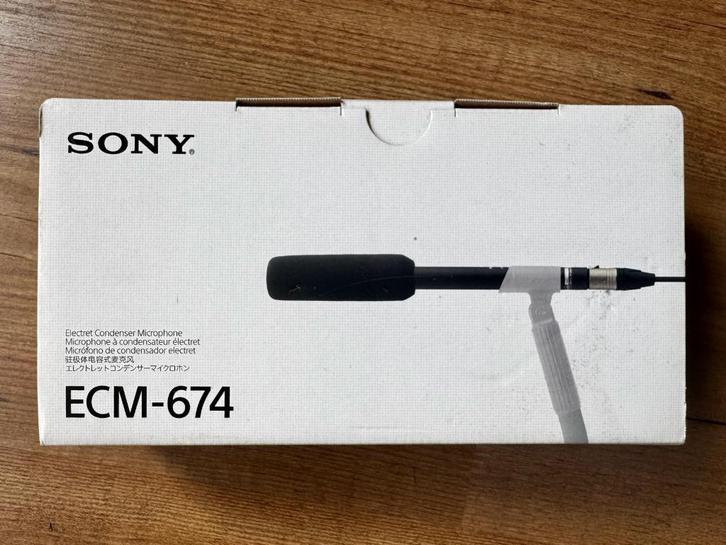 Sony ECM-674 Electret Condenser Microphone - NEW, Muziek en Instrumenten, Microfoons, Nieuw, Overige typen, Ophalen of Verzenden