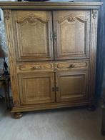 Massief eiken TV-meubel, Huis en Inrichting, Ophalen of Verzenden, Gebruikt