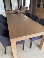 Eettafel, Huis en Inrichting, Tafels | Eettafels, Ophalen, Eikenhout, 200 cm of meer, Zo goed als nieuw