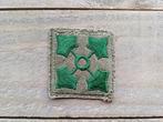 Insigne US 4e Division infanterie WW2, Ophalen of Verzenden, Landmacht, Embleem of Badge