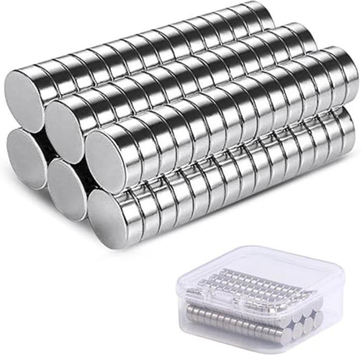 60 stuks neodymium magneten | kleine ronde magneten, Hobby en Vrije tijd, Overige Hobby en Vrije tijd, Nieuw, Verzenden