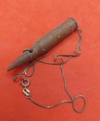 Duitse WO2 Kogel ketting souvenir INERT, Verzamelen, Militaria | Tweede Wereldoorlog, Ophalen of Verzenden