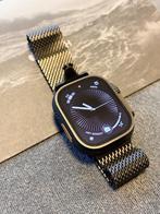 Apple Watch Ultra 2 zwart 4G 49 mm - Milanese Band M, Handtassen en Accessoires, Smartwatches, Ophalen, Zwart, IOS, Zo goed als nieuw