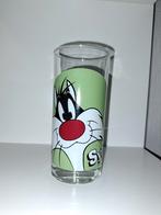 Vintage 1993 Warner Bros Looney Tunes Sylvester glas., Verzamelen, Ophalen of Verzenden, Gebruikt