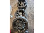Sportvelgenset + banden van een Fiat 500, Auto-onderdelen, Banden en Velgen, 3 maanden garantie, Gebruikt, Personenwagen