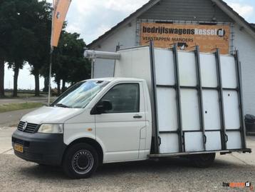 Volkswagen Transporter T5 1.9 TDI 77kW Euro 4 Glastransporte, Auto's, Wit, Bedrijf, Onderhoudsboekje, ABS