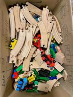 Lillabo 50-delige treinset plus Treinrails enz, Kinderen en Baby's, Speelgoed | Houten speelgoed, Overige typen, Gebruikt, Ophalen