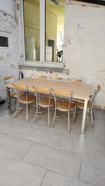 Table +8 chaises a donner, Ophalen of Verzenden, Zo goed als nieuw