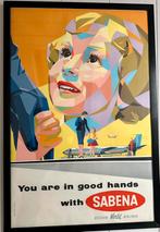 Affiche Sabena, Verzamelen, Ophalen, Deurposter of groter, Reclame, Rechthoekig Staand