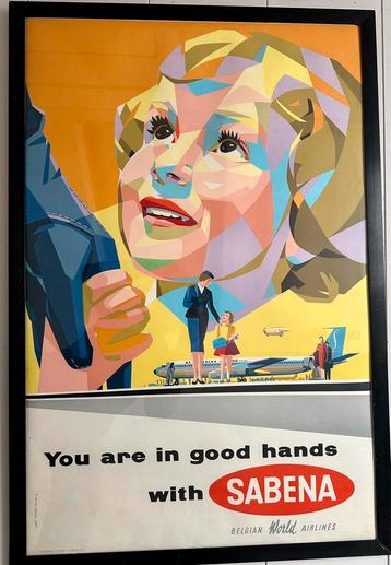 Affiche Sabena beschikbaar voor biedingen