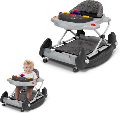 Loopwagen - Loopstoel - Baby Jumper Speelgoed - Zwart, Kinderen en Baby's, Babywiegjes en Ledikanten, Zo goed als nieuw, Wieg