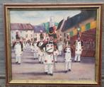 huile sur toile signe g minne 96, Antiek en Kunst, Ophalen of Verzenden