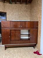 70er jaren retro wandmeubel, Huis en Inrichting, Kasten | Wandmeubels, Ophalen, Zo goed als nieuw, 150 tot 200 cm, 25 tot 50 cm