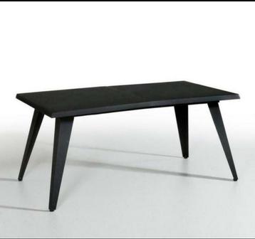 Eettafel in metaal epoxy verlengbaar beschikbaar voor biedingen