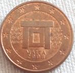 MALTA: 1 EUROCENT 2008 KM 125 SCHAARS, Postzegels en Munten, Munten | Europa | Euromunten, Verzenden, Malta, 1 cent, Losse munt
