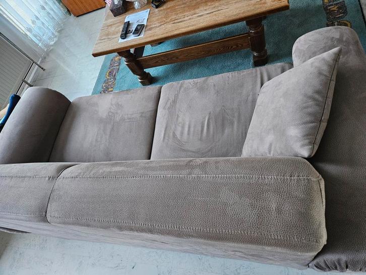 Bijna nieuwe grijze zetels (3-zit & 2-zit), Huis en Inrichting, Zetels | Zetels, Zo goed als nieuw, Ophalen