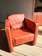 Salonzetel leder 1 persoon, Ophalen, Gebruikt, Modern, 50 tot 75 cm