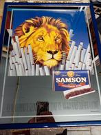 Samson tabak spiegel / reclamebord, Verzamelen, Rookartikelen, Aanstekers en Luciferdoosjes, Overige typen, Zo goed als nieuw