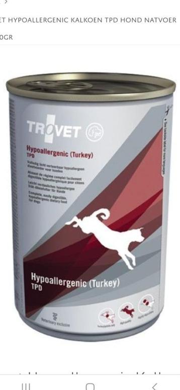 Trovet hypoallergeen hond beschikbaar voor biedingen