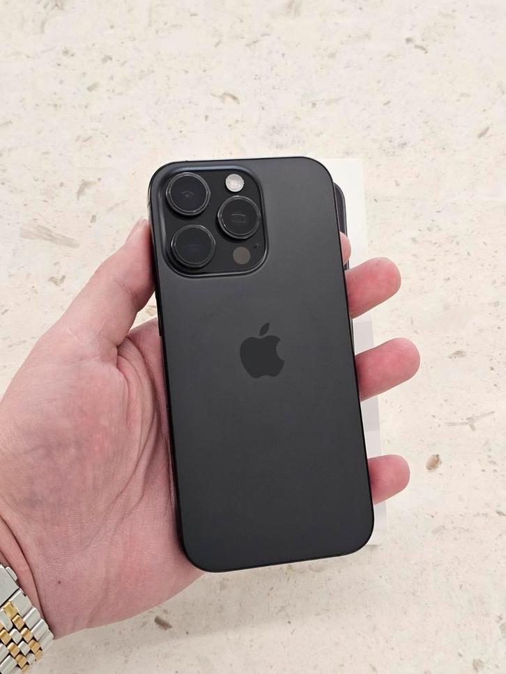 IPHONE 16 PRO 5G 256GB BLACK TITANIUM, Telecommunicatie, Mobiele telefoons | Hoesjes en Screenprotectors | Apple iPhone, Zo goed als nieuw