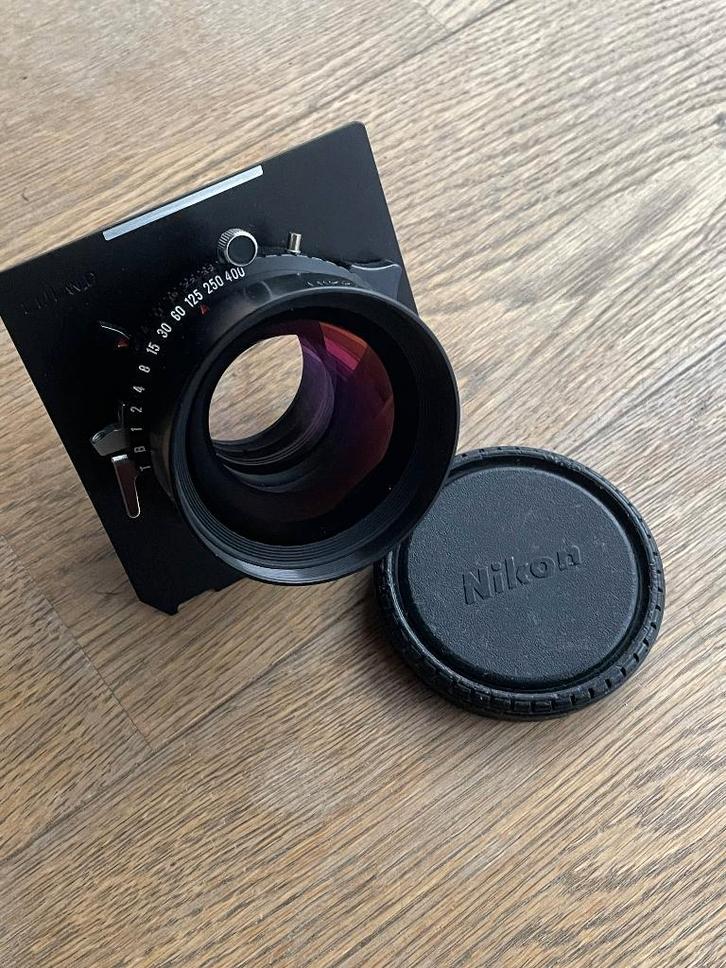 210mm f/5.6 Nikkor W groot formaat 4x5 5x7, Audio, Tv en Foto, Foto | Lenzen en Objectieven, Zo goed als nieuw, Standaardlens