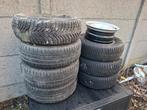 7 banden met 4 velgen, Auto-onderdelen, Banden en Velgen, Ophalen, Winterbanden, Band(en)