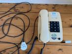 PTT IDK jaren 80 telefoontoestel druktoetsen 21-1262 beige, Met draaischijf, Gebruikt, Ophalen of Verzenden