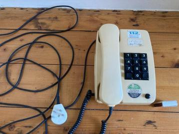 PTT IDK jaren 80 telefoontoestel druktoetsen 21-1262 beige