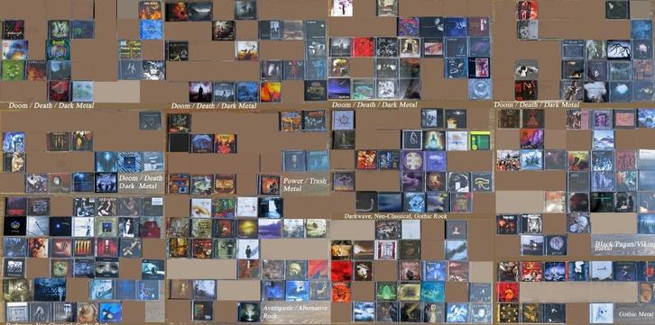 CD's van diverse genres: rock/metal, gothic/darkwave..., Cd's en Dvd's, Cd's | Hardrock en Metal, Zo goed als nieuw, Ophalen of Verzenden