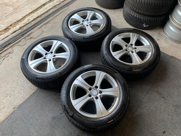 17 inch Mercedes set ! 5x112, Auto-onderdelen, Banden en Velgen, Banden en Velgen, Winterbanden, 17 inch, 225 mm, Ophalen